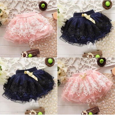 

Baby Girls Princess Floral Dress Mini Skirt Kid Tutu Party Dress Short Skirt