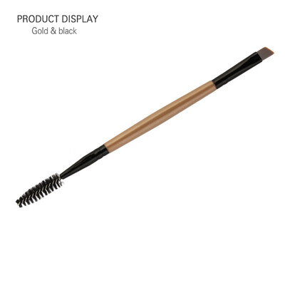 

1pcs 6 Colors Double Head Synthetic Hair Plastic Handle High Quality Pro Eyebrow & Eyelash Brush Tool Cosmetic Makeup Brush