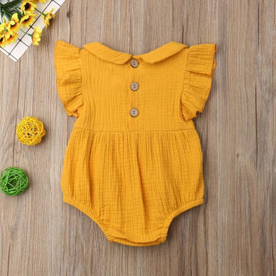 

Newborn Infant Baby Girl Summer Romper Bodysuit Jumpsuit Outfit Clothes 0-24M