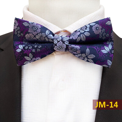 

2019 off-the-shelf new 18-color plum mens bow tie fashion wedding groom bow