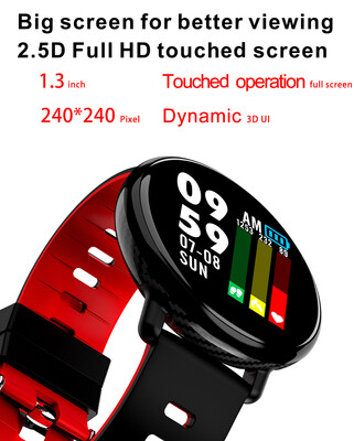 

SENBONO Smart Watch 130-Inch IP68 Waterproof BT40 Fitness Pedometer Calorie Distance Heart Rate Blood Pressure Sleeping Stopwatc
