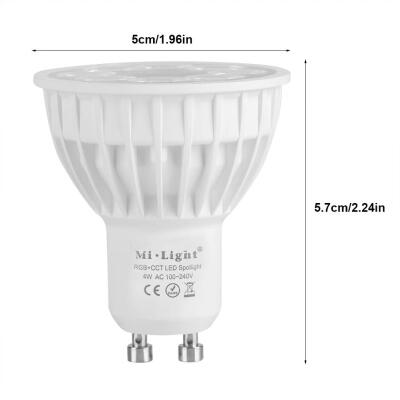 

Milight Wireless E27 GU10 4W LED Light RGB CCT Bulb Lamp Decor RGB CCT Bulb LampWireless LED Light