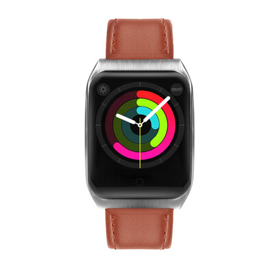 

Creatway leather ECG PPG smart bracelet fitness band