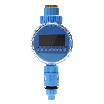 

LCD Display Automatic Rechargeable Garden Irrigation Controller Watering Timer