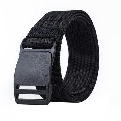 

New Unisex belt Solid Color Nylon Automatic Buckle Women belt Wear Resistant Casual Cowboy pants Wild Men belt