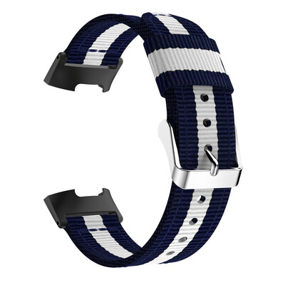 

〖Follure〗Replacement Woven Nylon Fabric Watch Band Wrist Strap For Fitbit Charge 3
