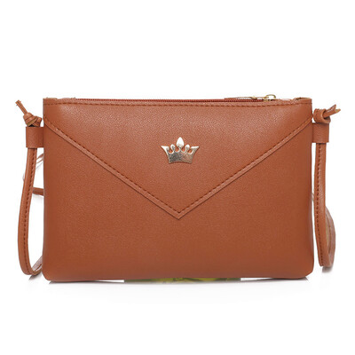 

Tailored Womens Leather Crossbody Bag Pure Color Shoulder Bags Messenger Bag Coin Bag