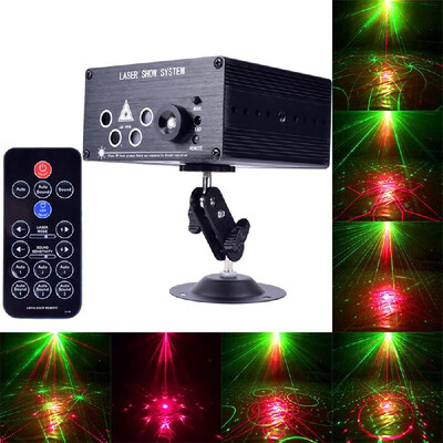 

7 Holes 120 Patterns LEDs Projector Mini Stage Disco Lamp