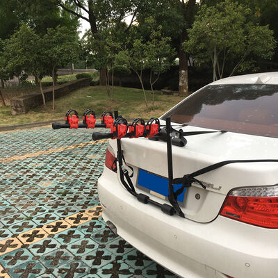 

Ktaxon Bike Rack Carrier 3-Bike Hitch Mount Rack with Receiver for Car Auto Suv Black&Red