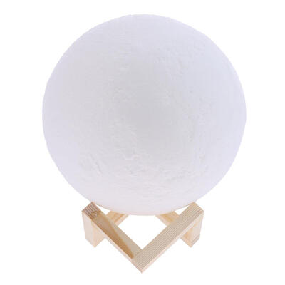 

3D Moon Lamp USB LED Night Moonlight Gift Touch Sensor 3 Colors Changing