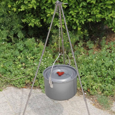 

Outdoor Cooking Tripod for Camping Picnic with Storage Bag