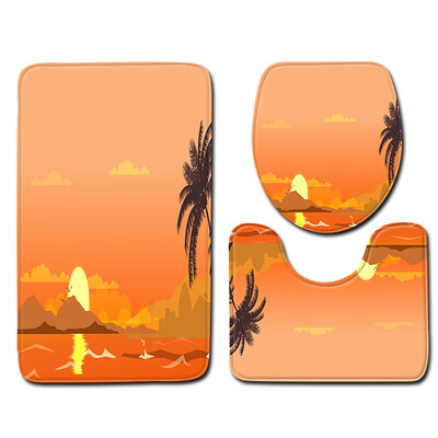 

〖Follure〗3pcs Non-Slip Bath Mat Bathroom Kitchen Carpet Doormats Decor