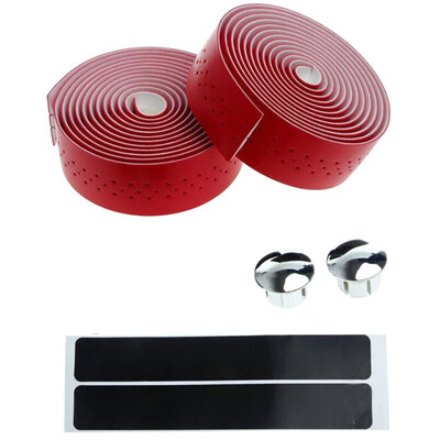 

Cycling Bicycle Handlebar Tape Road Bike PU Leather Perforated Belt Breathable Soft MTB Fixed Gear Belt Bike Accessories