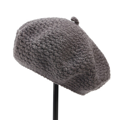 

Tailored Fashion Women Winter Down Headgear Solid Color Pile Cap Casual Earmuffs Hat