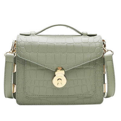 

Tailored Women 2019 New Stone Pattern Shoulder Bag Fashion Messenger Bag Casual Handbag