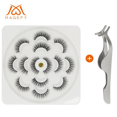 

〖Follure〗7 Pairs Of Lotuses With 3D Mink False Eyelashes And Natural Dense Eyelashes