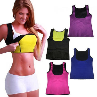 

Women Neoprene Body Shaper Slimming Waist Slim Belt Fitness Yoga Vest T-shirt