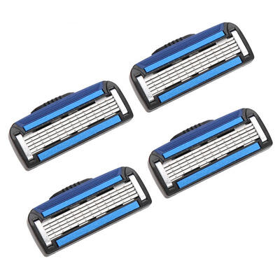 

Greensen Mens Manual Razor 5-layer Shaving Razor 1 Handle 4 Blade Set