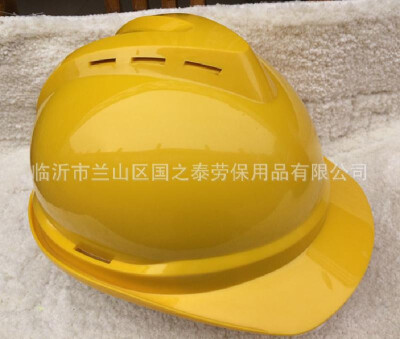 

Thick ABS site anti-mite helmet engineering cap helmet leadership cap construction garden anti-mite helmet batch blue