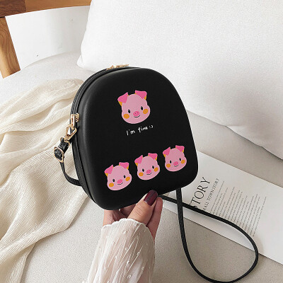 

Ins super fire cute girl shoulder bag female 2019 new Korean version of the wild single shoulder slung fashion double shoulder