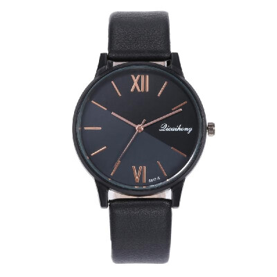 

Women Fashion Leather Band Watch Simple Casual Alloy Case Quartz Watch