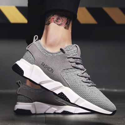 

2019 new mens shoes summer&summer running mesh sports shoes mens Korean version of ulzzang Harajuku wild thick platform shoes