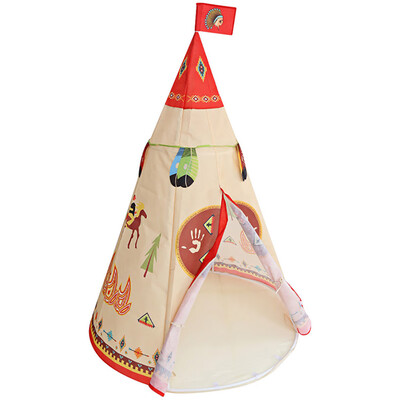 

YIWULA Folding Children Kids Play Indian Style Tent InOutdoor Toy House Boys Girls