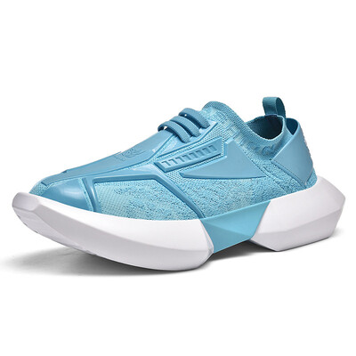 

Fashion mens shoes deformed gold steel robot tide shoes mens shoes