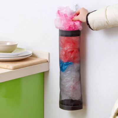 

Siaonvr Home Grocery Bag Holder Wall Mount Storage Dispenser Plastic Kitchen Organizer