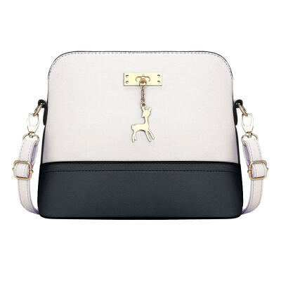 

Women PU Leather Vintage Messenger Bag Shoulder Crossbody Bag Shell Bags
