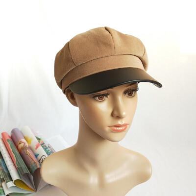 

Maowei cap beret female spring&autumn British retro painter hat male&female hat octagonal hat newspaper boy hat