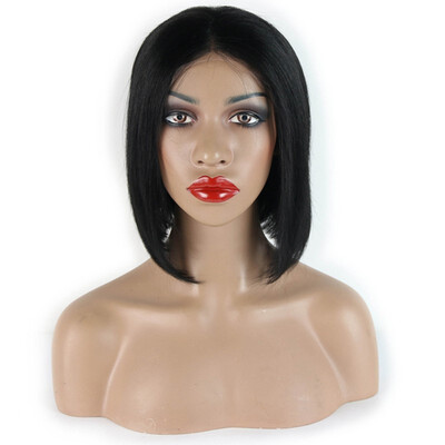 

Berimy Brazilian 8A Grade Lace Front Human Hair Wigs Bob Silky Straight Lace Front Wigs Natural Color Bob Wigs Short Hair Pre Pluc