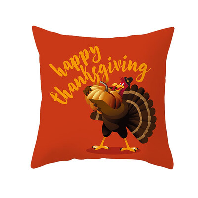 

〖Follure〗Thanksgiving Turkey Pillow Case Cushion Cover Sofa Bed Car Cushion Decor NEW
