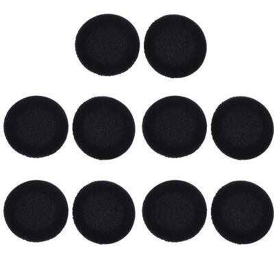 

10 x 55mm Foam Pads Ear Pad Sponge Earpad Headphone Cover For Headset 215"