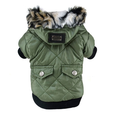 

Winter Pet Dog Clothes Super Warm Soft Fur Hood Jacket For Small Dog Coat Thicker Cotton Hoodies For Chihuahua