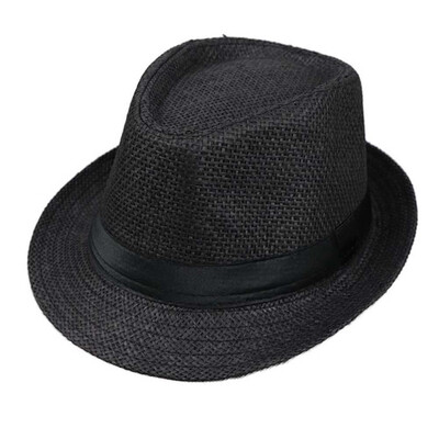 

New Unisex Summer Sun Panama Straw Hats Band Sun Hat