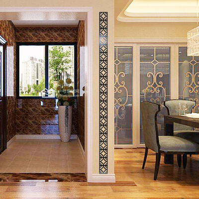 

Toponeto 3D Modern Mirror Flowers Vinyl Removable Wall Sticker Decal Home Decor Art BK