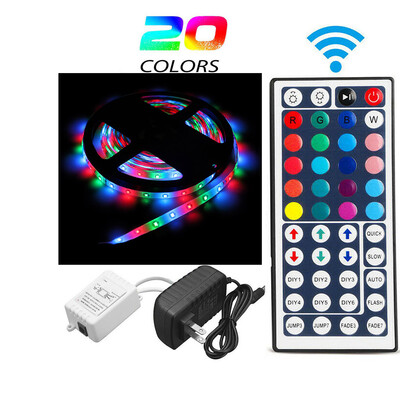 

〖Follure〗5-Meter Waterproof Flexible Color Changing RGB SMD 3528 300 LEDs Strip Light