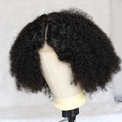 

closure wig kinky