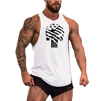 

Men Muscle Sleeveless Tank Male Top T-Shirt Bodybuilding Sport Fitness Vest Tops