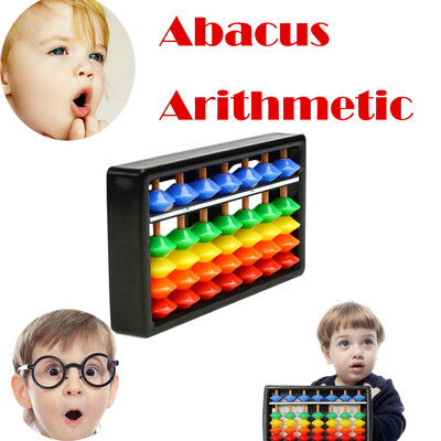 

Siaonvr Rods Colorful Beads Plastic Abacus Arithmetic Soroban Kids Calculating Tool Toy