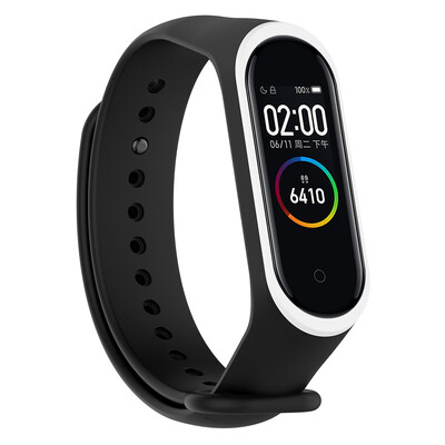 

〖Follure〗Sports Soft Silicone Two color Wristband Wrist Strap For Xiaomi Mi Band 4