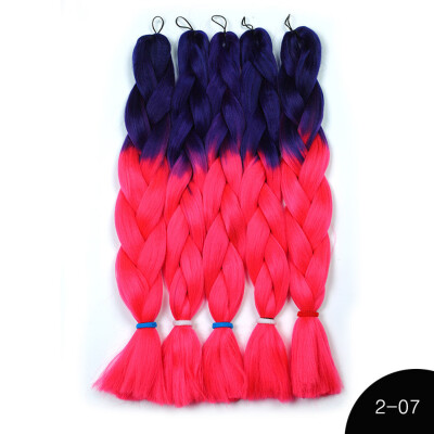 

Gobestart Fiber Material Braids Bulk Hair Braiding Hair Style Synthetic Hair Crochet Braid