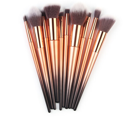 

Gobestart 10PCS Make Up Foundation Eyebrow Eyeliner Blush Cosmetic Concealer Brushes