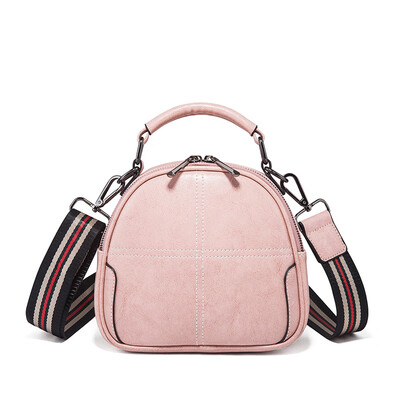 

Bag female 2019 new small bag wide shoulder strap retro shoulder bag portable Messenger bag wild fashion handbag tide