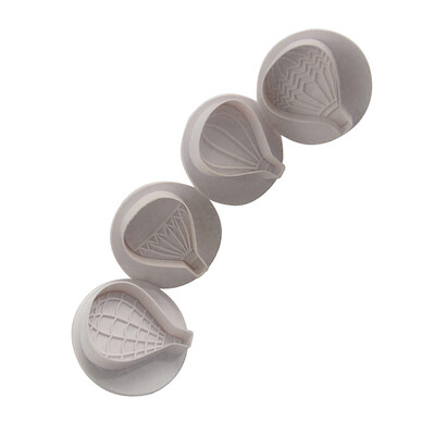 

4pcs Plastic Hot Air Balloon Pattern Cutting Mold Cookie Moulds Set Cake Cutters Baking Tools