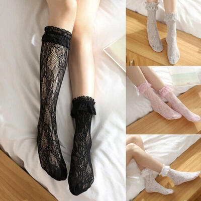 

Sweet Retro Woman Girl Lolita Ruffle Casual Lace Princess Socks Meias Sox