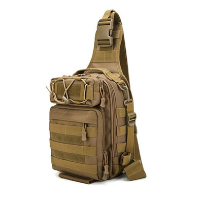 

Multi-Purpose Fishing Tackle Bag Shoulder Sling Pack Crossbody Messenger Bag Outdoor Camping Hunting