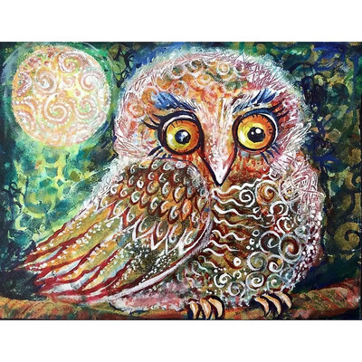 

Gobestart 5D Embroidery Paintings Rhinestone Pasted DIY Diamond Painting Cross Stitch