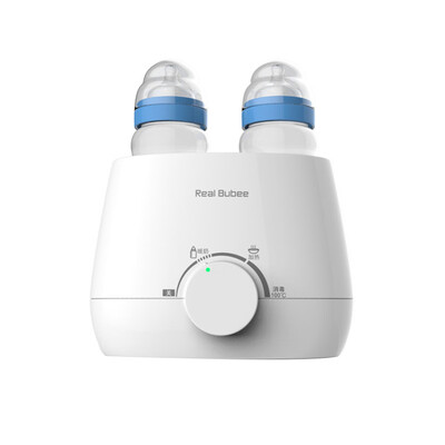 

Real Bubee Universal Plug Electric Baby Bottle Warmer Sterilizers Milk Food Multifunction Infant Feeding Double Heater